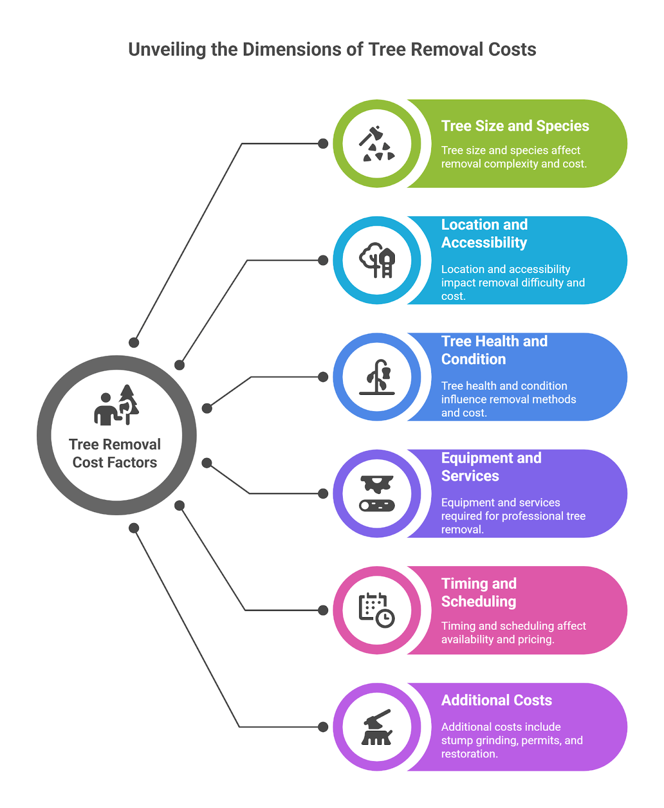 dimensions of tree removal costs