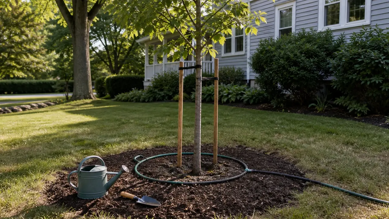 How to Care for a Transplanted Tree in Massachusetts